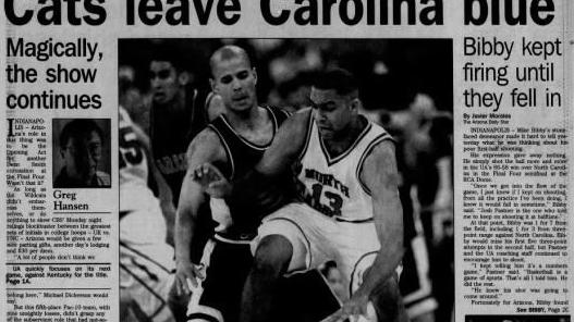 March Madness memories: Wildcats advanced to national title game, suffered two heartbreaking losses on this date